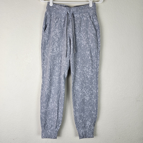 Lululemon Ready To Rulu High Rise Joggers Size 4 Grey Speckle Jacquard - Picture 4 of 14